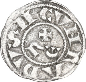 reverse: Asti.  Comune (1140-1219). Denaro