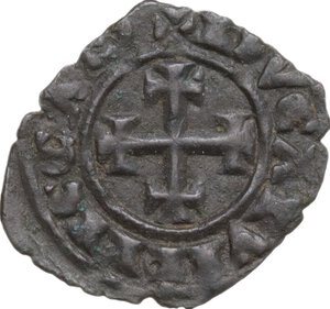 obverse: Brindisi.  Carlo I d Angiò (1266 - 1278). Denaro