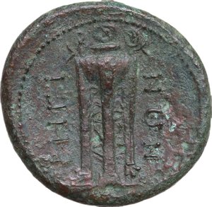 reverse: Bruttium, Rhegion. AE 23.5 mm, c. 260-215 BC