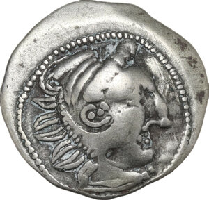obverse: Celts in Eastern Europe. AR Drachm, 2nd century BC. Imitations of Philip III of Macedon