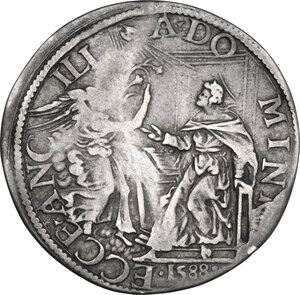 reverse: Firenze.  Ferdinando I de  Medici (1587-1609). Giulio 1588