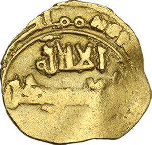 obverse: Messina.  Ruggero II (1105-1154). Tarì