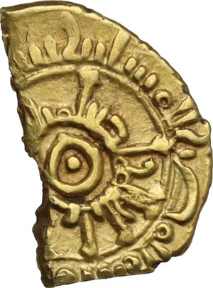 obverse: Messina.  Guglielmo I (1154-1166). Tarì