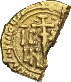 reverse: Messina.  Guglielmo I (1154-1166). Tarì