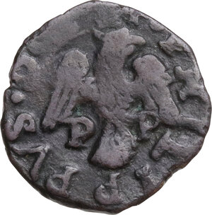 reverse: Messina.  Filippo II di Spagna (1556-1598).. Da 3 Piccioli