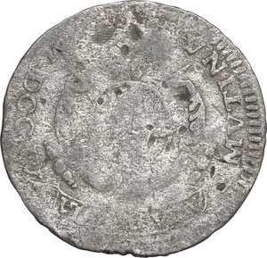 reverse: Modena.  Luigi XIV re di Francia (1702-1706). Mezza Lira 1704