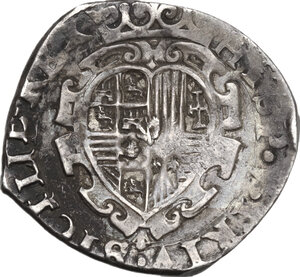 reverse: Napoli.  Filippo IV di Spagna (1621-1665).. Tarì 1622 sigle MC/C