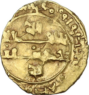 obverse: Palermo.  Roberto il Guiscardo (1059-1085).. Tarì, datato 464 AH (1072)