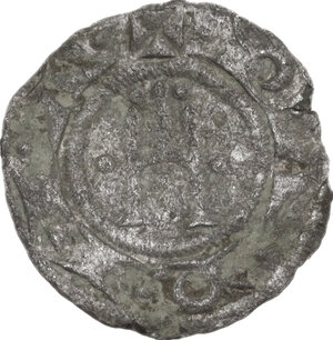 reverse: Parma.  Repubblica a nome di Ottone IV (1208-1209). Denaro piccolo