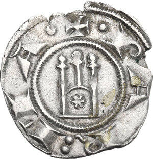 reverse: Parma.  Repubblica a nome di Federico II (1220-1250). Grosso