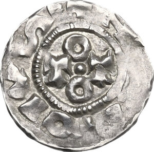 obverse: Pavia.  Ottone III (983-1002). Denaro