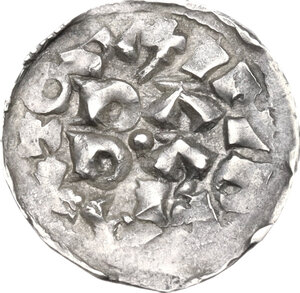 reverse: Pavia.  Ottone III (983-1002). Denaro
