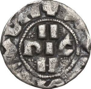 obverse: Pavia.  Enrico II di Franconia (1046-1056). Denaro