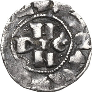obverse: Pavia.  Enrico III di Franconia (1056-1106). Denaro