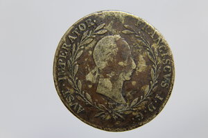 reverse: AUSTRIA FRANZ JOSEPH II 20 KREUZER 1829 B AG QMB
