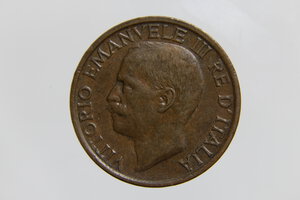 reverse: VITTORIO EMANUELE III 10 CENTESIMI 1921 CU SPL