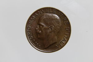 reverse: VITTORIO EMANUELE III 5 CENTESIMI 1931 CU SPL+