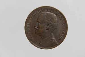 reverse: VITTORIO EMANUELE III 2 CENTESIMI 1916 CU BB
