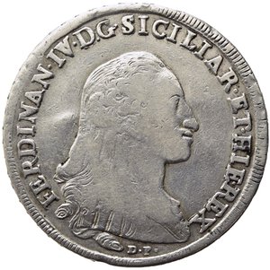 obverse: NAPOLI. Ferdinando IV di Borbone (1759-1816). Piastra da 120 grana 1787. Ag. Magliocca 245. qBB