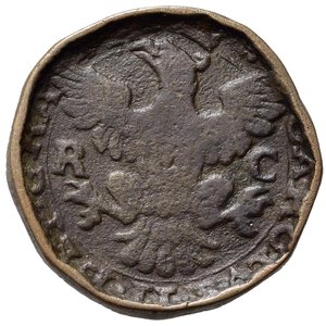obverse: PALERMO. Carlo II (1665-1700). Grano 1699. MIR 497/2. AE (4,78 g - 20,3 mm). Tondello martellato.  BB