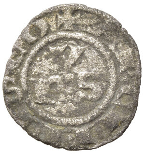 reverse: RAVENNA. Monetazione arcivescovile (sec. XIII-XIV). Denaro Mi (0,58 g). qBB