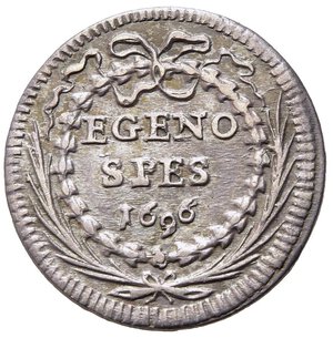 reverse: ROMA. Innocenzo XII (1691-1700). Grosso 1696 EGENO SPES Ag (1,56 g). Mir 2162/7; Muntoni 76. BB