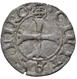 reverse: SIENA. Repubblica (1404-1555). Quattrino con simbolo (nr. 68 del MIR, cerchio ricrociato radiato, zecchiere Mino degli Agazzari 1507-1513). Mi (0,70 g). BB