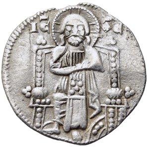 reverse: VENEZIA. Pietro Gradenigo (1289-1311). Grosso Ag (1,99 g). Montenegro 65. qBB
