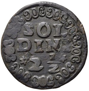 reverse: VENEZIA. Candia (1611-1619). 2 1/2 soldini. Paol.878; Mont.159-162. BB+