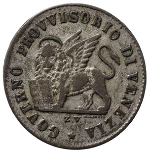 obverse: VENEZIA. Governo Provvisorio (1848-1849) 15 centesimi 1848. Mont. 93; Pag. 183. Mi.   qSPL