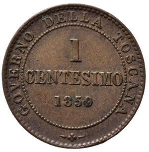 reverse: Vittorio Emanuele II, (1859-1861). 1 Centesimo 1859 Birmingham, Governo della Toscana, II° fase. Pag. 447; Gig. 19. BB