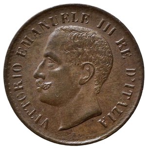 obverse: Vittorio Emanuele III, (1900-1943) Centesimo 1903 Roma, Valore. Cu. Pag. 941; Gig. 308. BB+