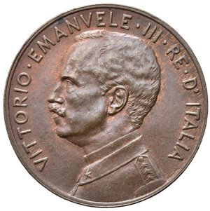 obverse: Vittorio Emanuele III (1900-1943). 5 centesimi 1918 Italia su prora. Gigante 262. SPL+/qFDC