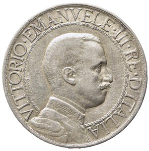 obverse: Vittorio Emanuele III (1900-1943). Lira 1913 