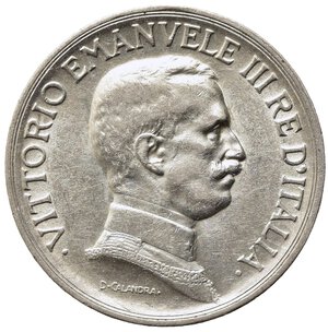 obverse: Vittorio Emanuele III (1900-1943). Lira 1917 