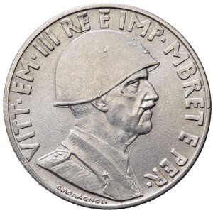 obverse: Vittorio Emanuele III (1900-1943). ALBANIA. 1 lek 1939 XVIII 