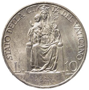 reverse: VATICANO. Pio XI (1929-1938) 10 lire 1930/IX 