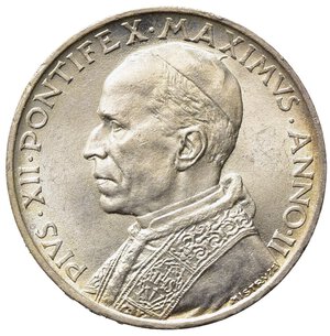 obverse: VATICANO. Pio XII (1938-1958) 5 Lire 1940/II 