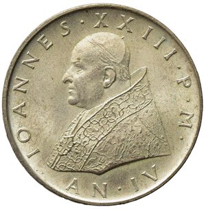 reverse: VATICANO. Giovanni XXIII (1958-1963) 500 Lire 1962/ IV. Ag. KM 65.2    FDC