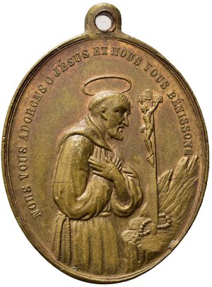reverse: Medaglia religiosa 1830. AE (15,64 g). SPL+