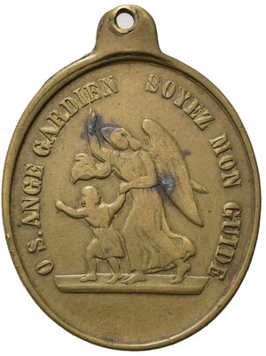 reverse: Medaglia religiosa. XIX sec. San Giuseppe AE (8,08 g). BB