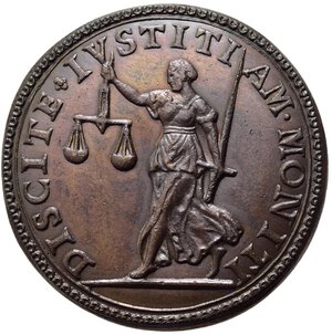 reverse: MEDAGLIE PAPALI. Pio IV (1559-1565). Riconio Mazio. AE (19,65 g). SPL+