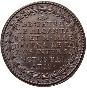 reverse: MEDAGLIE PAPALI. Clemente IX (1667-1669). Riconio Mazio. AE (19,09 g). SPL
