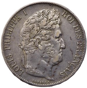 obverse: FRANCIA. Luigi Filippo I (1830-1848). 5 Francs 1846 Parigi. Ag. KM#749. BB