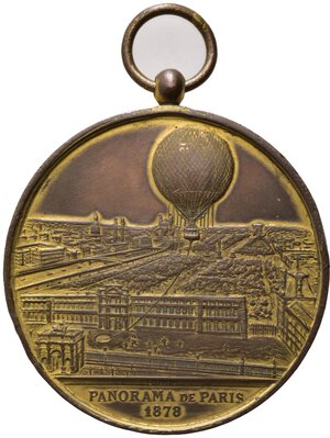 obverse: Medaglie Estere. Francia. Medaglia Souvenir 1878 