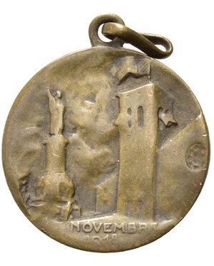 reverse: MEDAGLIE REGGIMENTALI. Trento e Trieste. Medaglia 1918 