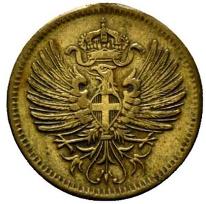 reverse: Vittorio Emanuele III (1900-1946) Gettone (mm. 22). Testa volta a sn. R/Aquila sabauda coronata. OT RARO - BB