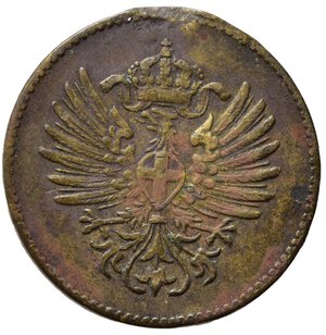 reverse: Vittorio Emanuele III (1900-1946) Gettone (mm. 22). Testa volta a ds. R/Aquila sabauda coronata. Appiccagnolo rimosso. qBB