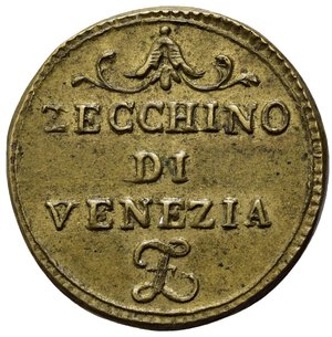 obverse: PESO MONETALE. Zecchino di Venezia. R/FABBRICA CATLINETTI IN MILANO. AE (3,50 g). SPL