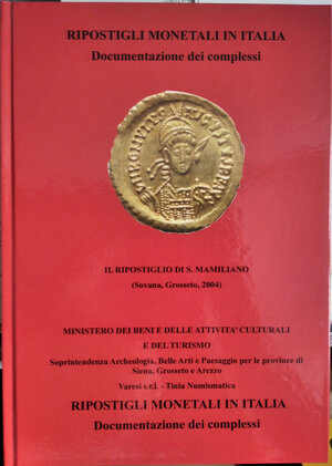 obverse: BANI S. – TUCI D. – Il ripostiglio di S. Mamiliano (Sovana, Grosseto, 2004). pp. 88, molte ill. col.